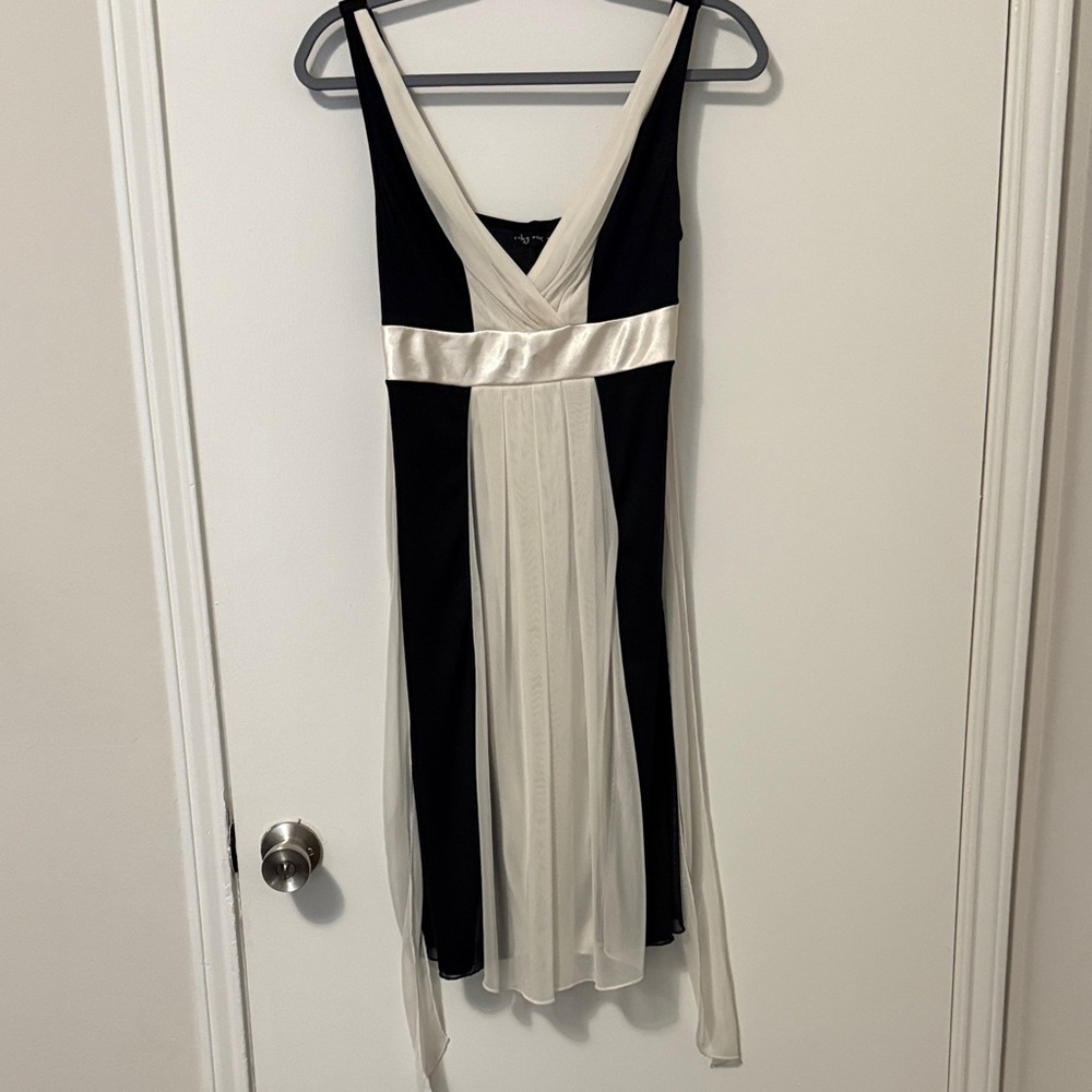 Ruby Rox Black and White Dress